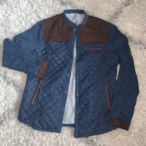 Men’s corduroy patched jacket